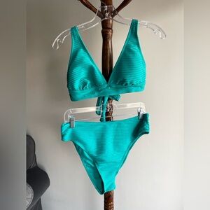 Teal Women's Swim Set